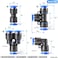 TAILONZ PNEUMATIC 6MM OD Push to Connect Fittings Pneumatic Fittings Kit 8 Spliters10 Elbows8 tee10 Straight 36 pcs
