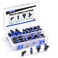 TAILONZ PNEUMATIC 6MM OD Push to Connect Fittings Pneumatic Fittings Kit 8 Spliters10 Elbows8 tee10 Straight 36 pcs