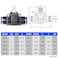 TAILONZ PNEUMATIC Air Flow Control Valve with PushtoConnect Fitting inLine Speed Controller Union Straight 8MM Tube OD x 8MM Tube OD SCF8 Pack of 5