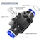 TAILONZ PNEUMATIC Air Flow Control Valve with PushtoConnect Fitting inLine Speed Controller Union Straight 8MM Tube OD x 8MM Tube OD SCF8 Pack of 5