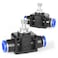TAILONZ PNEUMATIC Air Flow Control Valve with PushtoConnect Fitting inLine Speed Controller Union Straight 8MM Tube OD x 8MM Tube OD SCF8 Pack of 5