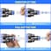 TAILONZ PNEUMATIC Blue Y spliter 3 Ways 8MM Tube OD Push to Connect Tube Quick Fittings Push Lock PY8 Pack of 10
