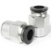 TAILONZ PNEUMATIC Male Straight 10mm Tube OD x 38 Inch NPT Thread Push to Connect Fittings PC10N3 Pack of 2