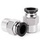 TAILONZ PNEUMATIC Male Straight 38 Inch Tube OD x 38 Inch NPT Thread Push to Connect Fittings PC38N3 Pack of 2