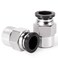 TAILONZ PNEUMATIC Male Straight 38 Inch Tube OD x 38 Inch NPT Thread Push to Connect Fittings PC38N3 Pack of 2