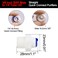 uxcell 3pcs 38 Inch BSP Male to 14 Inch OD Straight Quick Connect Water Purifiers Tube Fittings Push Connector Water Hose for RO Reverse Osmosis Systems