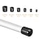 BBYPP 24pcs Rigid Tubing Assortment 4mm 8mm 12mm 16mm 20mm 24mm ID 1mm Wall thickness with 48pcs Round Rubber Plugs For DIY and Home Repairs