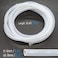 FOCMKEAS Silicone Tubing 024 x 0316x8mmIDxOD 164Ft5m Length Flexible Transparent Tube Silicone Rubber Air Hose Water Pipe for Pump Transfer