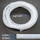 FOCMKEAS Silicone Tubing 024 x 0316x8mmIDxOD 164Ft5m Length Flexible Transparent Tube Silicone Rubber Air Hose Water Pipe for Pump Transfer