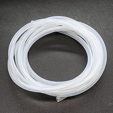 FOCMKEAS Silicone Tubing 024 x 0316x8mmIDxOD 164Ft5m Length Flexible Transparent Tube Silicone Rubber Air Hose Water Pipe for Pump Transfer