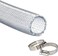 JUNZHIDA High Pressure Braided Clear Flexible PVC Tubing 12 ID10ft