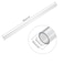 MECCANIXITY Acrylic Pipe Clear Rigid Round Tube 12mm12 ID 16mm58 OD 14 for Lamps and Lanterns Water Cooling System