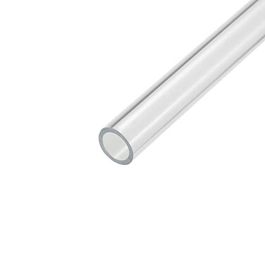 MECCANIXITY Acrylic Pipe Clear Rigid Round Tube 12mm12 ID 16mm58 OD 14 for Lamps and Lanterns Water Cooling System