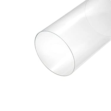 MECCANIXITY Acrylic Pipe Clear Rigid Round Tube 195mm77 ID 200mm7 78 OD 14 for Lamps and Lanterns Water Cooling System