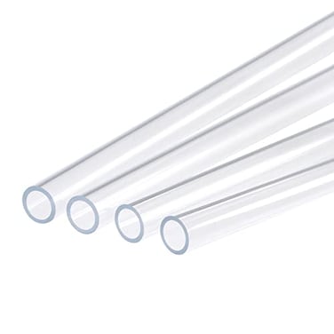 MECCANIXITY Acrylic Pipe Rigid Round Tube Clear 1212mm ID 5816mm OD 20 High Impact for Lighting Models Plumbing Crafts 4 Pack