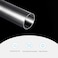 MECCANIXITY Plastic Pipe Rigid Polycarbonate Round Tube Clear 126mm ID 1128mm OD 6 150mm High Impact for Lighting Models Water Plumbing