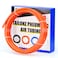 TAILONZ PNEUMATIC Orange 6mm OD 4mm ID Polyurethane Air Hose Pipe Tube 10 Meter 328ft