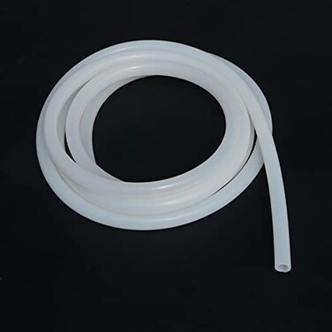 YXQ 20Ft Silicone Tubing 5mm ID 8mm OD Rubber Flexible Hose 15mm Thickness Translucent Tube Pipe Water Air for Pump Transfer