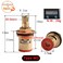 TOOLSTAR Brass Ceramic Cartridge G12 Tap Ceramic Stem Cartridges Replacement for Hot Cold Water Faucet Spool Valve Type M2 H43mm