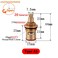 TOOLSTAR Faucet Ceramic Stem Cartridge Valve G12 Brass Tap Ceramic Disc Cartridge Replacement for Bothroom Kitchen Type A1 H44mm