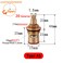 TOOLSTAR Faucet Ceramic Stem Cartridge Valve G12 Brass Tap Ceramic Disc Cartridge Replacement for Bothroom Kitchen Type A1 H44mm