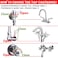 TOOLSTAR Faucet Ceramic Stem Cartridge Valve G12 Brass Tap Ceramic Disc Cartridge Replacement for Bothroom Kitchen Type C2 H43mm