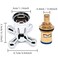 NGeGe 1set Bathroom And Kitchen Single Faucet Cross Handle Replacement KitSingle Silver CrossArm Faucet Handle Kit With Button Screw Faucet ValvePlastic