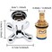 NGeGe 1set Bathroom And Kitchen Single Faucet Cross Handle Replacement KitSingle Silver CrossArm Faucet Handle Kit With Button Screw Faucet ValvePlastic