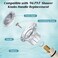 Enhon 2 Pack Shower Handle Replacement Compatible with Moen 96797 Chateau Tub and Showers Faucet Shower Knob Replacement Kit Compatible with Moen 1225 Cartridge Include Screws Chrome Knob Insert