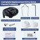 Enhon Shower Handle Adapter Kit Replacement for 116653 Compatible with Moen PosiTemp Single Handle TubShower Faucet Valve Cartridge Shower Handle Replacement Part Adapter Kit Plastic