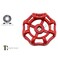Haidong Outside Faucet Round Wheel Cast Iron Round Wheel Handle Spigot Handle Square Broach 7X7mm Valve Shafts Broach Valve Wheel Handle2PCS