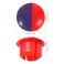 OSALADI Hot and Cold Faucet Caps 20Pcs Water Tap Handle Covers with Hot Cold Indicator Buttons Easy Identification for Kitchen Bathroom Faucet Replacement