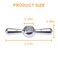 VIDABTE PP80615 015097 Lawn Faucet Hose Bibb Tee Handle Outdoor Faucet Handle for Plumb Pak Hose Bib Handles Replacement 12 Point Broach 4 pcs