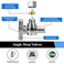 PXZBLG 2 Pack Stop Valves 14 Turn Angle Stop Valves 38 OD Compression 12 PEX Chrome Plated Brass for Faucet Toilet Valves