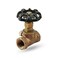 Midline Valve 34 inch No Lead Cast Brass Stop And Waste Valve With Female Threaded IPS Connectors