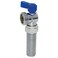 Eastman Brass Hose Thread Washing Machine Outlet Stop Valve 12 Inch MIP or Sweat x 34 Inch MHT Quarter Turn Ball Valve Cold Water Applications 10759