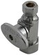 Keeney 2068PCLF 58Inch OD by 38Inch OD Compression Quarter Turn Straight Valve Chrome