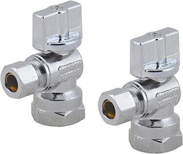 LD Longda 2Pack Brass 12 in FIP x 38 in Comp Ball Valve