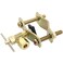 RLECS Saddle Needle Valve Self Piercing Brass Saddle Needle Valve with 14Inch Compression Outlet
