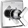 DELTA Delta Faucet Ashlyn 17 Series DualFunction Shower Handle Valve Trim Kit Chrome T17064 Valve Not Included