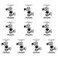 EFIELD Pack of 10 14 Turn Dual Compression Outlet Angle Stop Valve with 2 Shut Off ValvesHandles 12 NOM 58 OD x 38 inch x 38 inch ChromeVALVE13410PCS