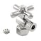 Kingston Brass CC43101X Quarter Turn Valve 12 FIP X 38 OD Compression Polished Chrome