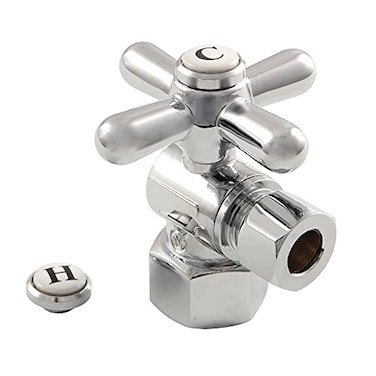 Kingston Brass CC43101X Quarter Turn Valve 12 FIP X 38 OD Compression Polished Chrome
