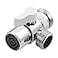 CIENCIA Brass Sink Faucet Diverter Valve to Sink Hose SprayerFaucet Splitter for KitchenSink Faucet Replacement Part M22 x M24SBA021
