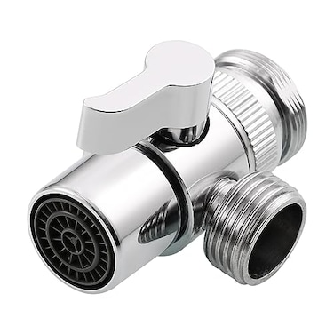 CIENCIA Brass Sink Faucet Diverter Valve to Sink Hose SprayerFaucet Splitter for KitchenSink Faucet Replacement Part M22 x M24SBA021