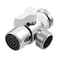CIENCIA Brass Sink Faucet Diverter Valve to Sink Hose SprayerFaucet Splitter for KitchenSink Faucet Replacement Part M22 x M24SBA021