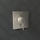 hansgrohe Ecostat Square Modern Pressure Balance Shower Valve Trim in Brushed Nickel 15724821