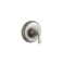Kohler KOHLER TS102774BN Forte Sculpted RiteTemp Valve Trim Faceplate with Single Handle Premium Durable Material Corrosion Resistant Vibrant Brushed Nickel