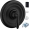 Tearel Tub and Shower Trim Kit Compatible with Moen PosiTemp Valve Matte Black