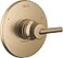DELTA Delta Faucet Trinsic 14 Series SingleFunction Gold Shower Valve Trim Kit Shower Handle Delta Shower Trim Kit Champagne Bronze T14059CZ Valve Not Included